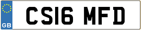Truck License Plate